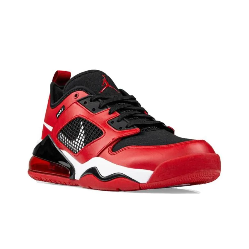 Jordan Mars 270 Cushioned Slip-Resistant Mid-Top Vintage Basketball Shoes Men's Red-2