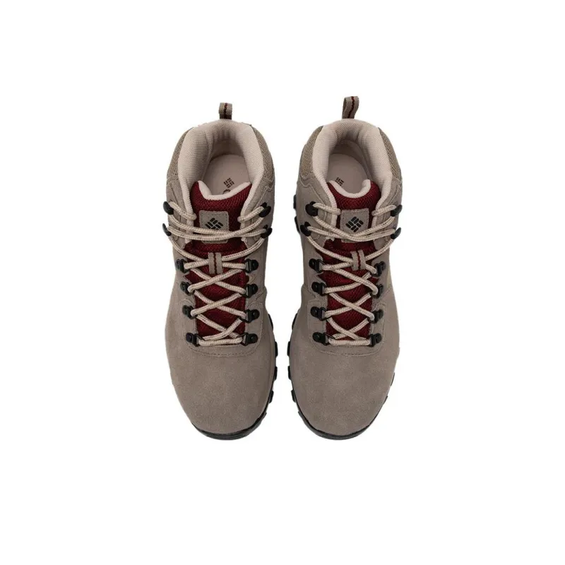 Columbia Anti Slip Wear Resistant Mid Top Outdoor Shoes Men's Light Brown-1
