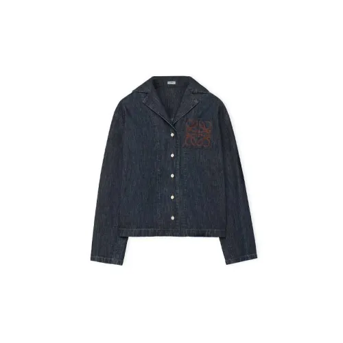 LOEWE Denim Jackets Women's Indigo