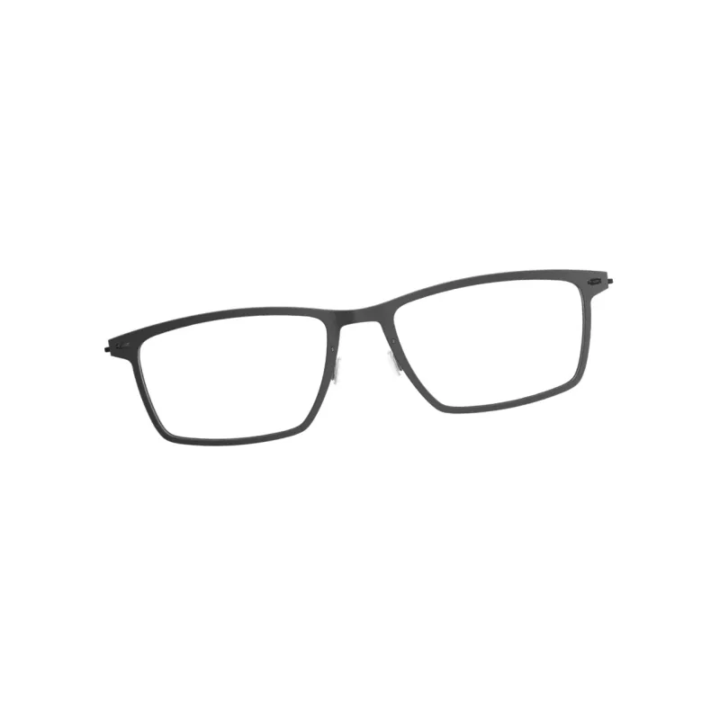 LINDBERG Pure Titanium Irregular Shape Eyeglass Frames Unisex Black-2