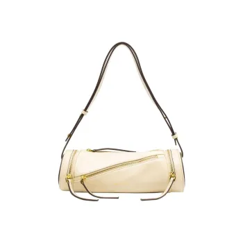 Manu Atelier Multi Zipped Cylinder Shoulder Bag