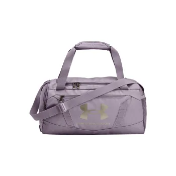 Under Armour Polyester Gym Bag, Handbag, Shoulder Bag, Crossbody Bag, Travel Bag Extra Small Unisex Purple Violet Gray