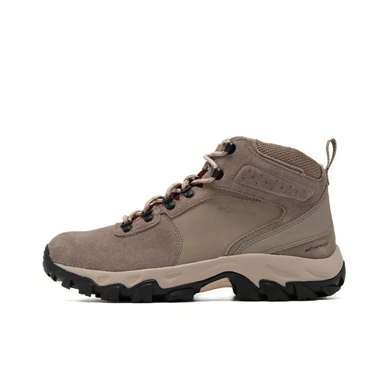 Columbia Anti Slip Wear Resistant Mid Top Outdoor Shoes Men's Light Brown-0