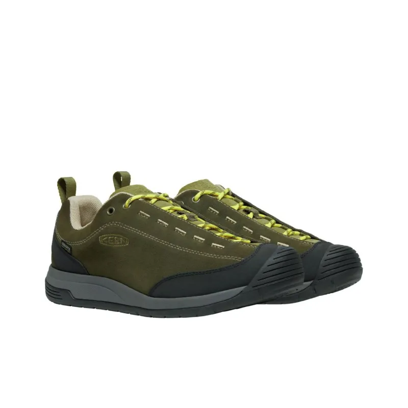 KEEN Jasper Wear resistant And Waterproof Low Top Running Shoes Men's Green-3