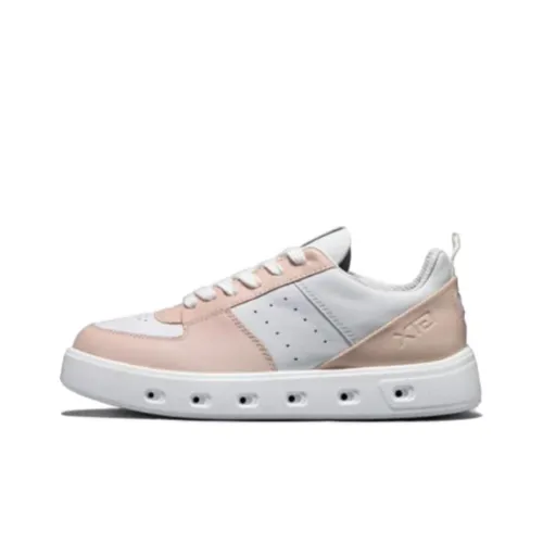 Ecco Skateboard Shoes Women's Low-Top Nude Pink