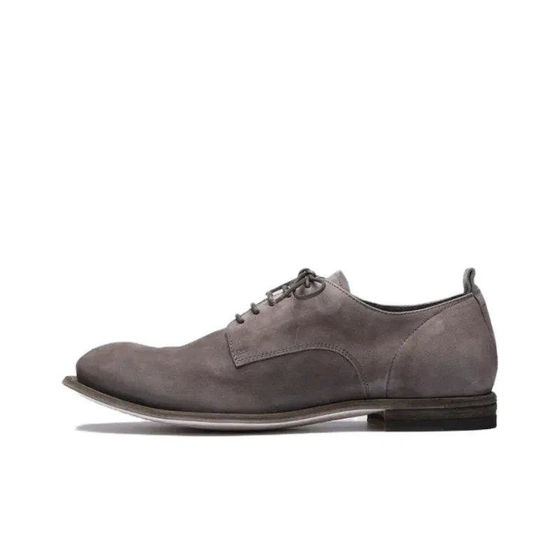 Officine Creative Durga Suede Derby Shoes-0