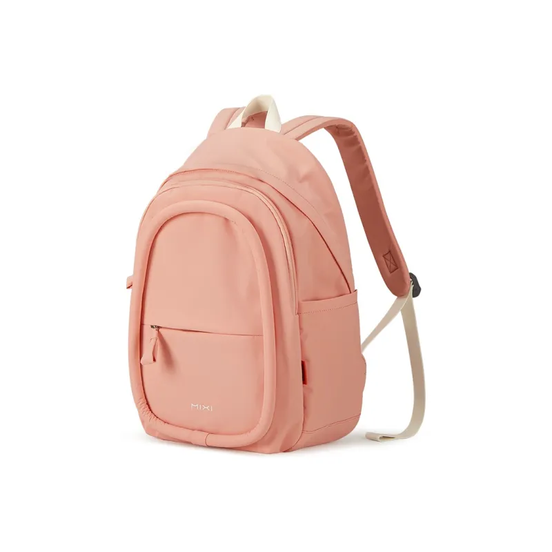MIXI Fabric Laptop Backpack Medium Size Unisex White-18