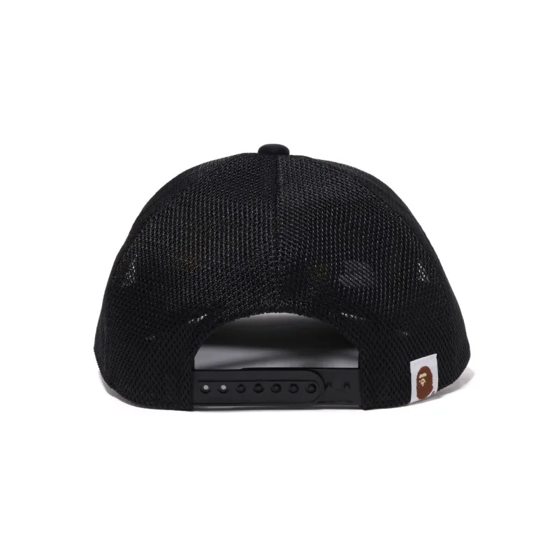 Bape A BATHING APE Multi Camo Nyc Logo Mesh Cap-2