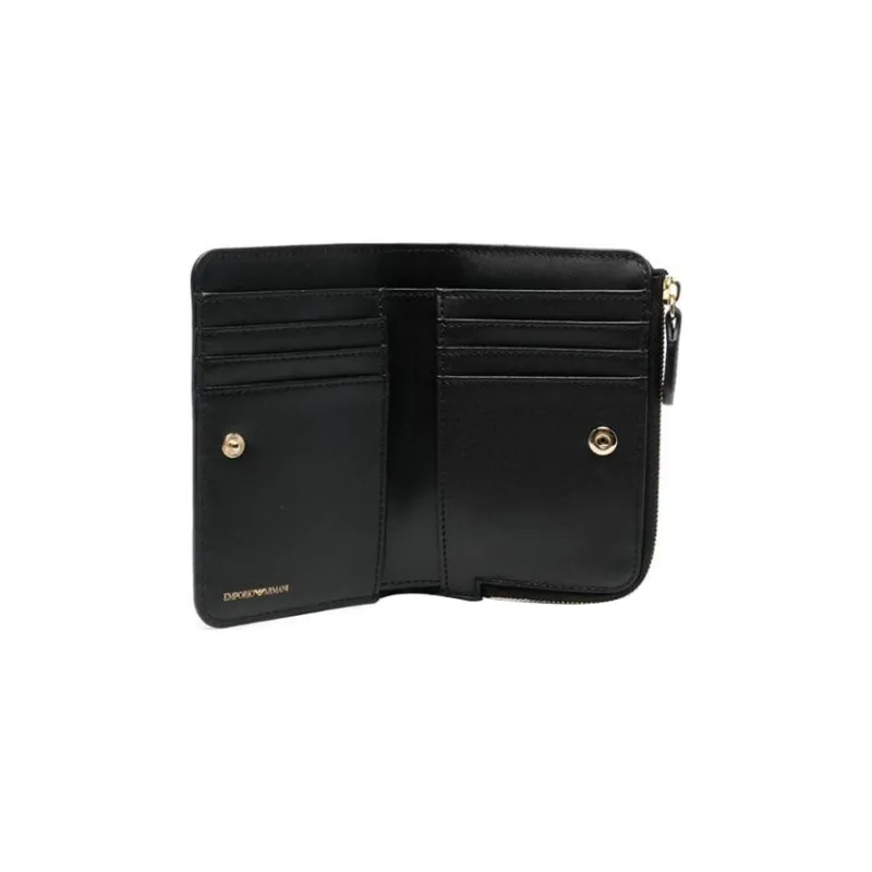 EMPORIO ARMANI Polyester Wallet Women's Black-3