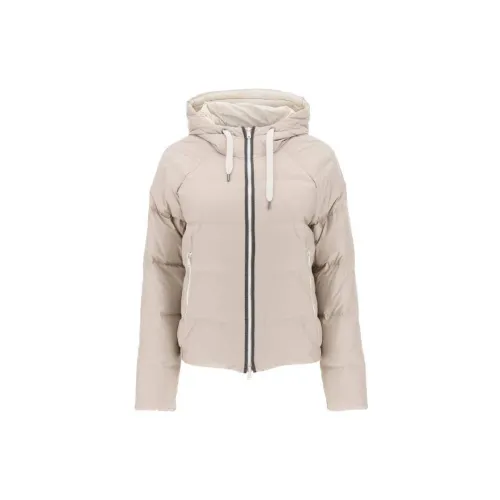 Brunello Cucinelli Down Jackets Women's White