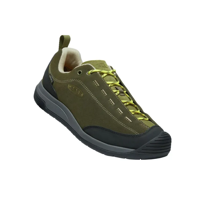 KEEN Jasper Wear resistant And Waterproof Low Top Running Shoes Men's Green-1