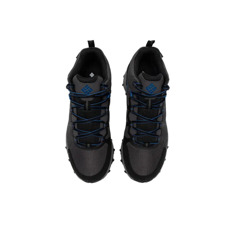 Columbia Durable Breathable Mid Top Outdoor Shoes Men's Black-2
