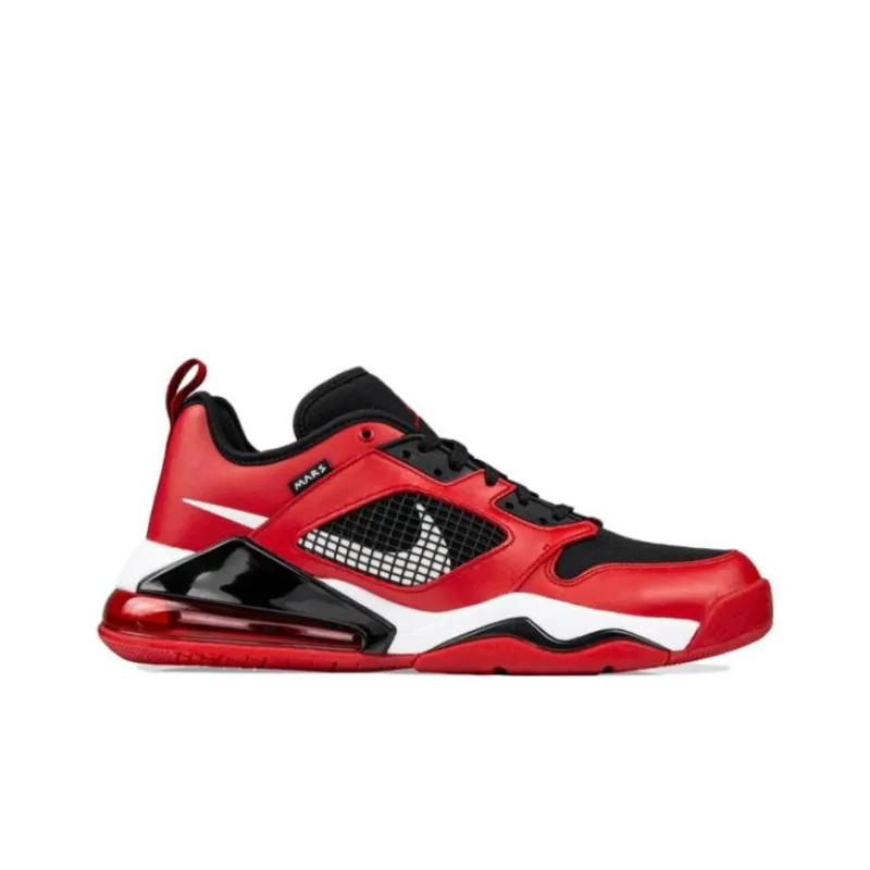 Jordan Mars 270 Cushioned Slip-Resistant Mid-Top Vintage Basketball Shoes Men's Red-1