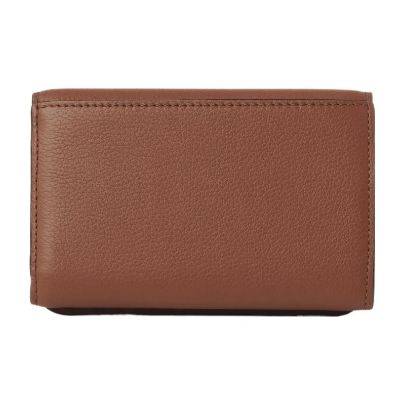 Chloe Marcie Grain Calfskin Wallet Medium Size Women's Tan-1