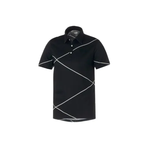 PUMA Golf Polo Shirts Men Black