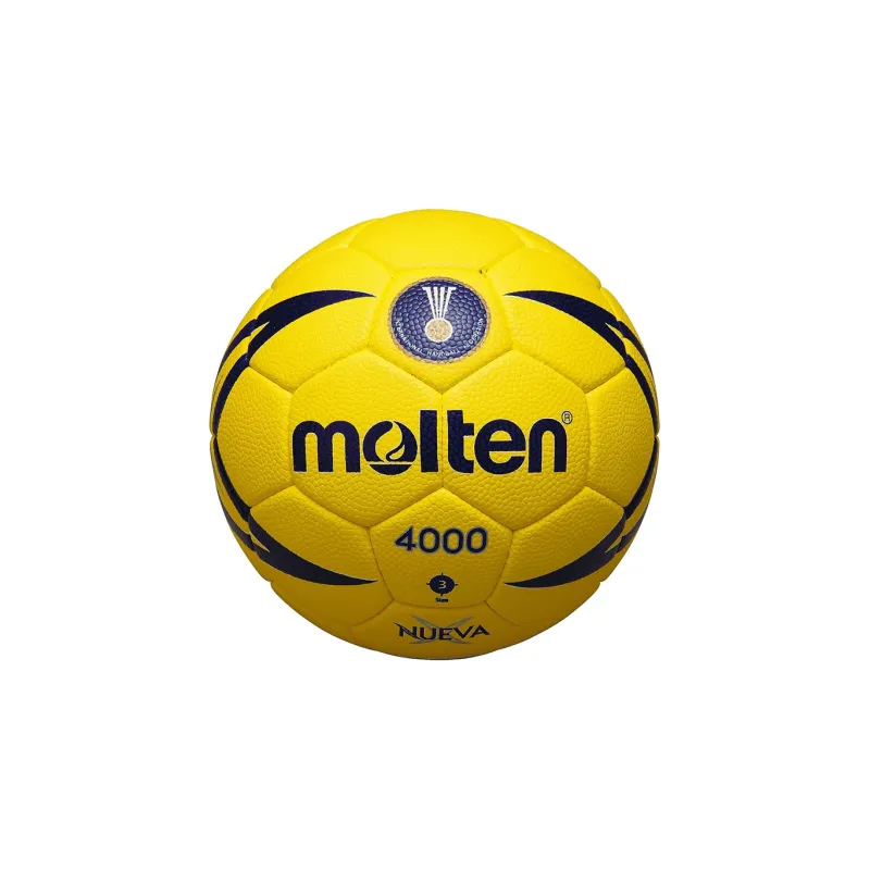 Molten Size 3 Ball Soccer PU Hand Stitched Soccer Ball Unisex Yellow-3