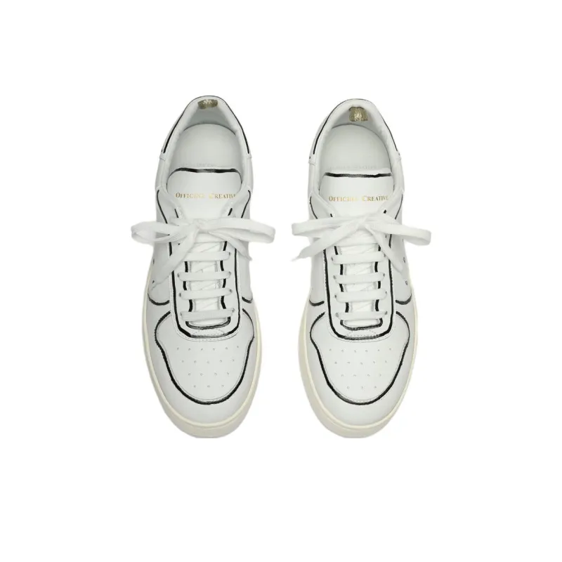 Officine Creative Mower 008 Non slip Lightweight Low Top Skateboard Shoes Men's White-3