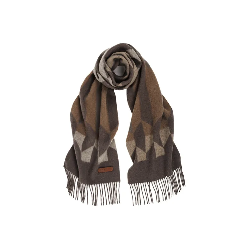 MARJAKURKI Red Scarf Atmosphere Slowing Down Greeting Card With Elegance And Peace Unisex-2