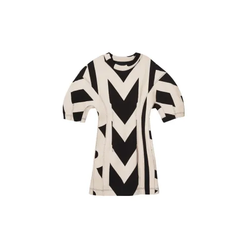 MARC JACOBS Monogram-print Seam-detail Dress