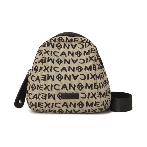 MEXICAN Fabric Shoulder Bag Regular Women's Black