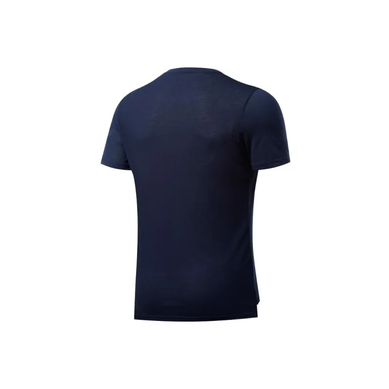 Reebok T Shirts Men Navy Blue-2