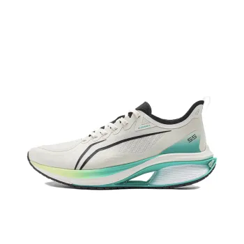 LiNing WuShi 5S 3.0 Abrasion Resistant Low Top Casual Running Shoes Men's Ecru