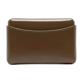 Lemaire Calfskin Coin Purses Wallets Women's Brown