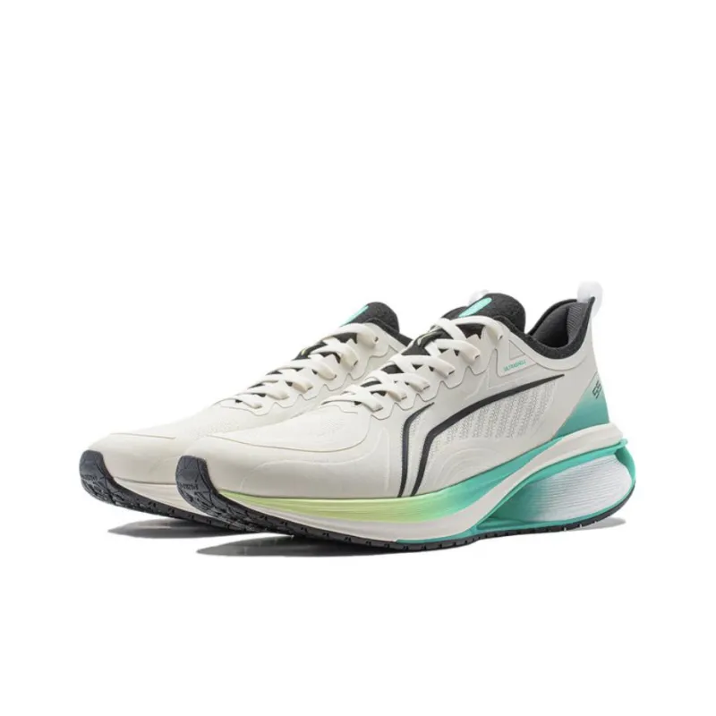 LiNing WuShi 5S 3.0 Abrasion Resistant Low Top Casual Running Shoes Men's Ecru-2