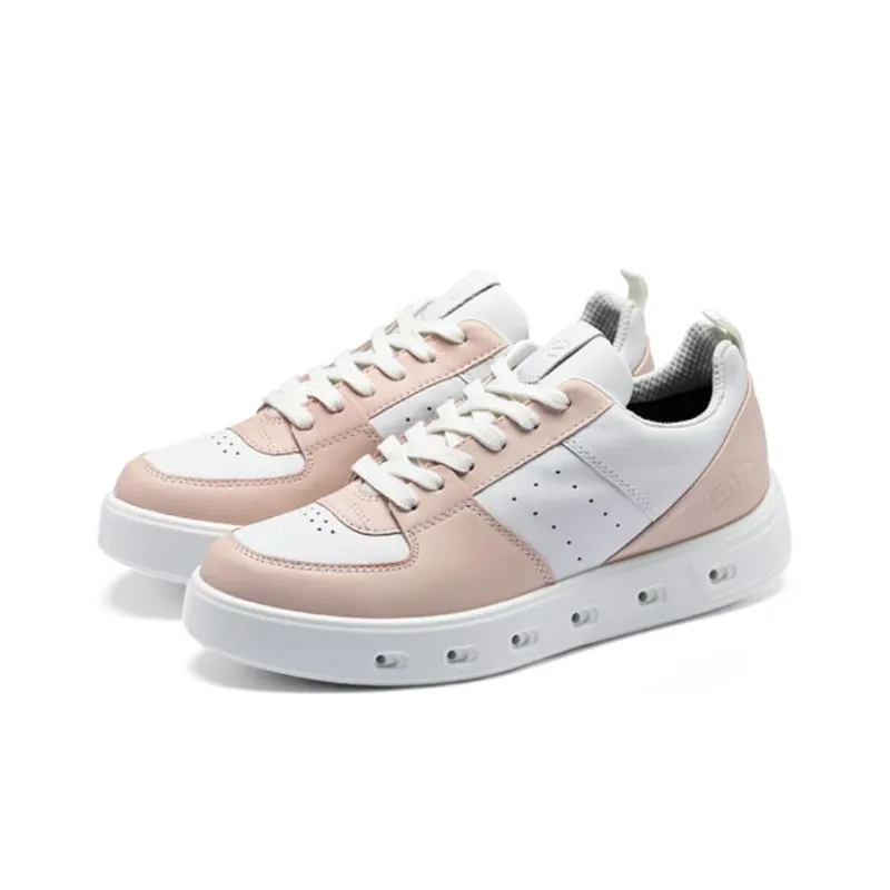 Ecco Low Top Skateboard Shoes 3cm Women's Nude Pink-2