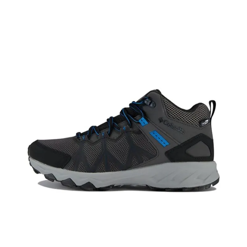 Columbia Durable Breathable Mid Top Outdoor Shoes Men's Black-0
