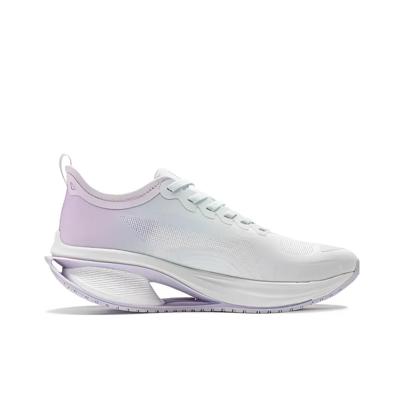 LiNing WuShi 5S 3.0 Rebound Low Top Running Shoes Women's Mist White-1
