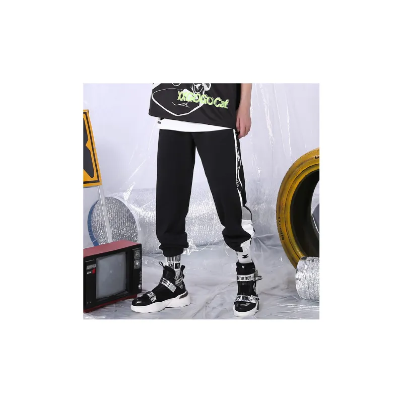 XXGOGO Straight Sports Pants Men's Black-6