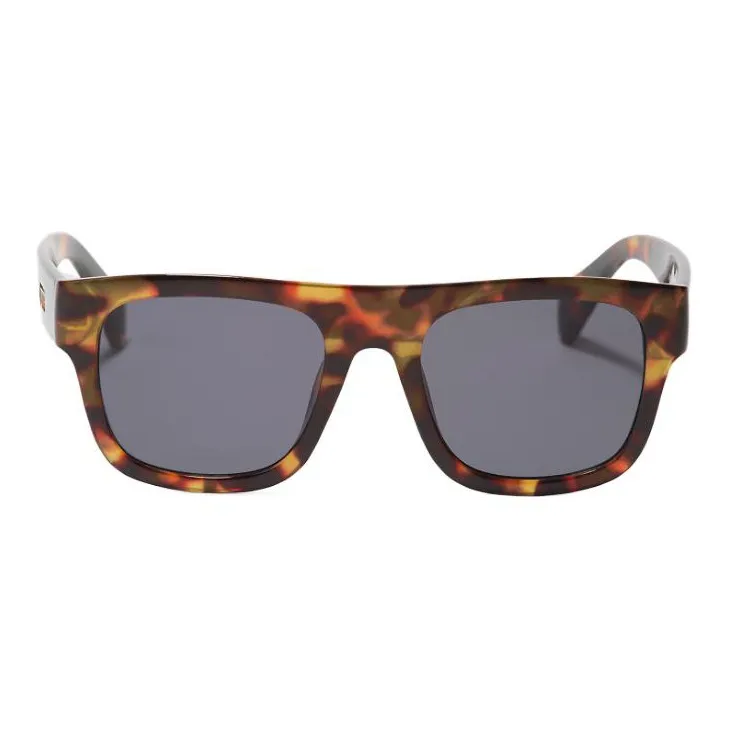 Vans Polyester Carbonate Irregular Shape Sunglasses Unisex Tortoiseshell-1