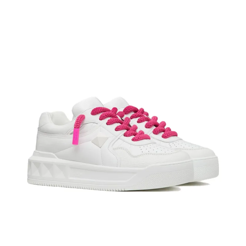 Valentino Garavani One Stud XL Leather Sneakers-1