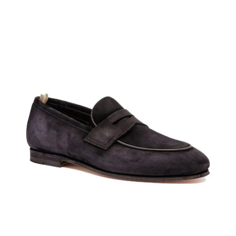 Officine Creative Barona Loafers Men's Dark Marine Blue-2