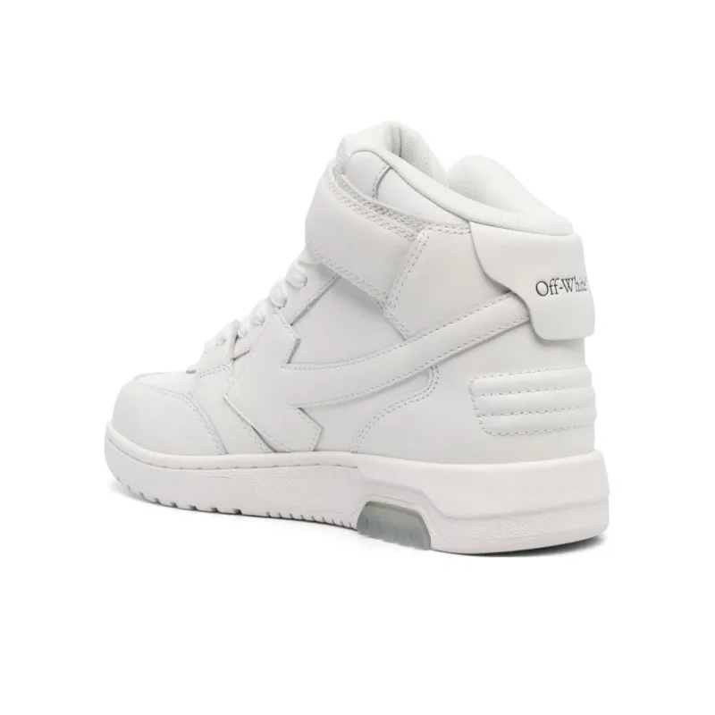 OFF WHITE Out Of Office Ooo Mid Tops White Women's-3