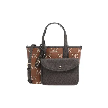 MICHAEL KORS Synthetic Leather Shoulder Bag, Crossbody Bag, Handbag Regular Women's Brown