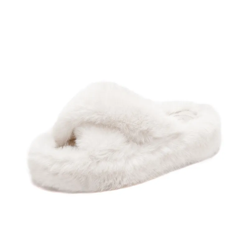 AGSDON Abrasion-Resistant Slide Slippers Women's White-3