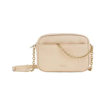 Furla Grained Calfskin Shoulder Bag Crossbody Bag Mini Women's Gold