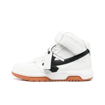 OFF WHITE Out Of Office Mid Top White Black Gum