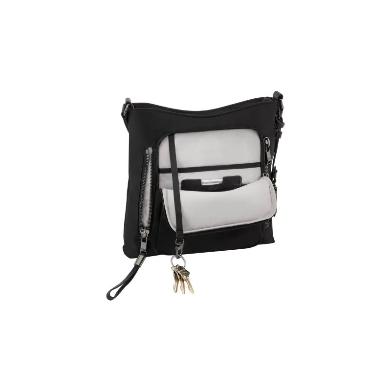 TUMI Voyageur Nylon Messenger Bag, Shoulder Bag, Crossbody Bag Medium Size Women's Black-3