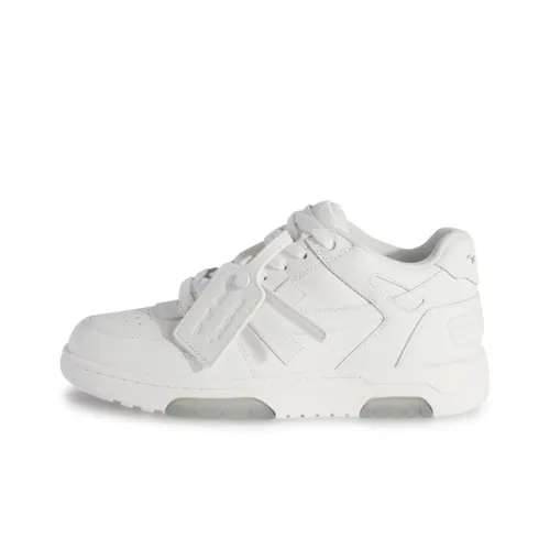 OFF-WHITE Out Of Office Calf Leather Triple White Women's