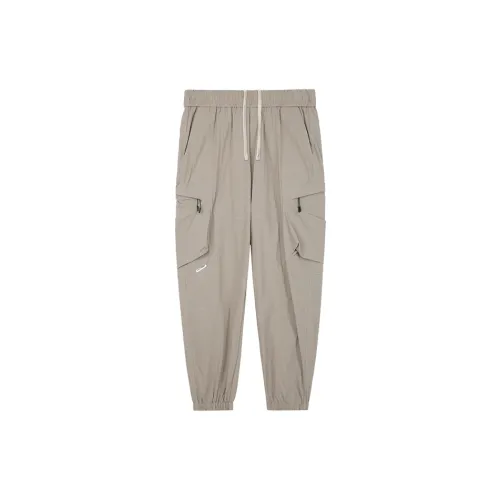 KIKC Cargo Pants Men Khaki