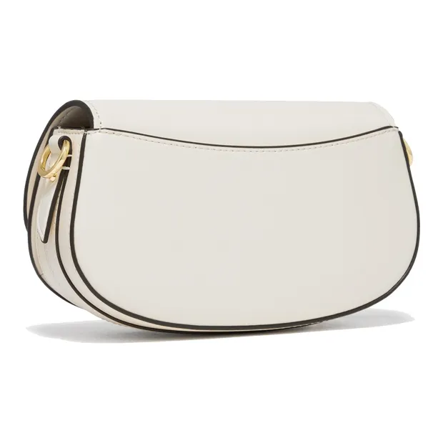 MICHAEL KORS Mila Cow Leather Crossbody Handbag, Shoulder Bag Small Size Women's Milk White-2