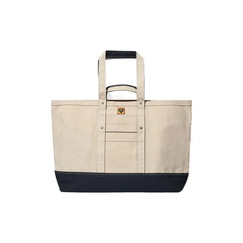 HUMAN MADE Heavy Canvas Large Tote Bag Navy-2