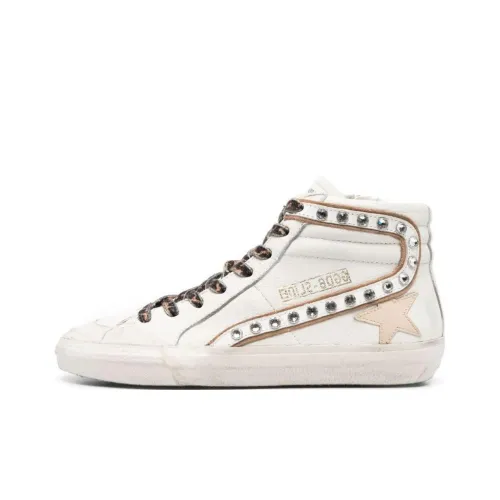 Golden Goose Slide Crystal embellished Hi top Sneakers