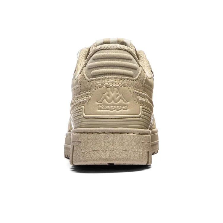 Kappa Low Top Skateboard Shoes Unisex Latte Coffee-4