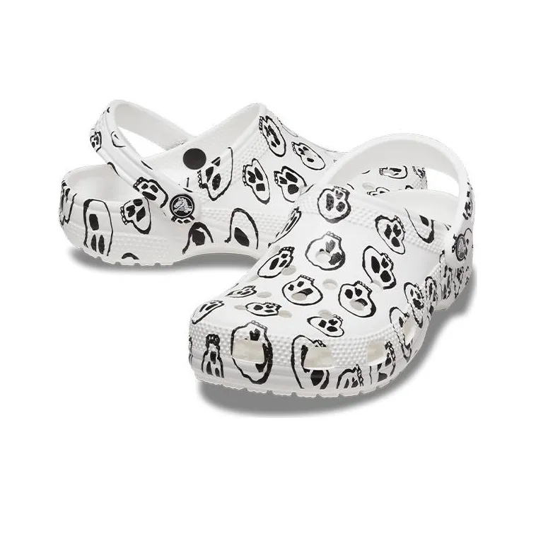 Crocs Classic Clog Skull Print White-3