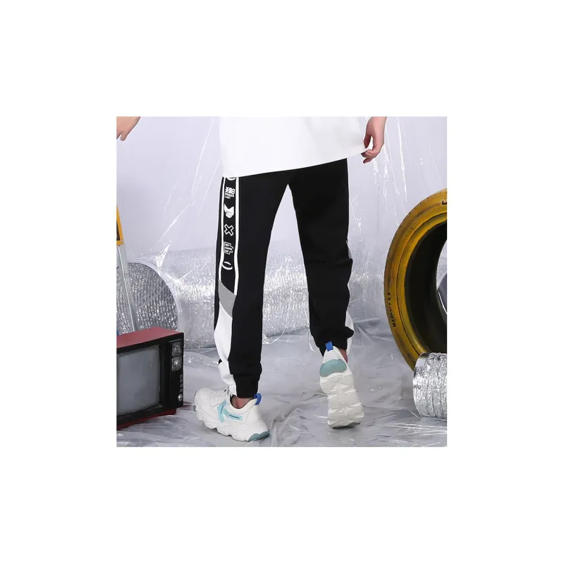 XXGOGO Straight Sports Pants Men's Black-4