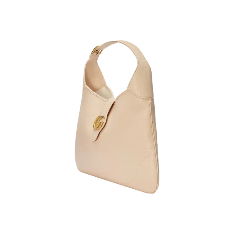 GUCCI Aphrodite Soft Leather Handbag Shoulder Bag Large Size Women's Ivory-2